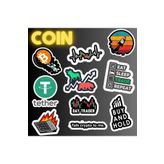 Ms Major Selection Kripto - Borsa - Trader Sticker Seti | Laptop Notebook Telefon Etiket