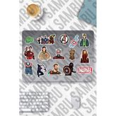 Ms Major Selection Marvel Temalı Sticker Etiket Seti 1 - Laptop Notebook Telefon