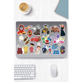 Ms Major Selection Pixar Temalı Sticker Etiket Seti - Laptop Notebook Telefon