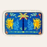 Ms Shekou Renkli Porselen Dekoratif Tepsi 30X18.5X2 cm