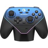 Ms Super Nova Wireless Gaming Controller For Pc/switch/ios/android, Hall Effect Stick & Trigger, Rubberized Grips, Rgb Lighting, Swappable Abxy, Detachable Faceplate, 1000MAH With Charging Dock