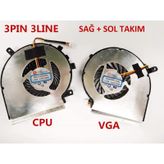 MSI GE72-6QD Sağ Fan