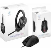 MSI Maestro 300 Oyuncu Kulaklığı + Forge GM100 Oyuncu Mouse Seti - Siyah