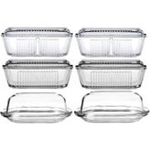 MSP Basic Frigo 6lı Cam Kahvaltılık Tereyağlık Seti