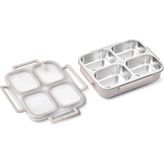 MSP Bento Lunch Box 4 Bölmeli Beige