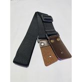 MSP Deri Siyah Gitar Askısı & Ukulele Askısı