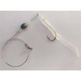 MSP Lüfer Avcısı (3 Adet) Çelik Telli Silikon Balık Glow 11 cm