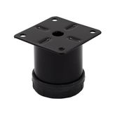 MSP Mobilya Ayağı Siyah Çap 42MM - 5cm (4 Adet)