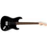 MSP Squier Sonic Stratocaster Ht H, Laurel Klavye, Siyah Pickguard, Siyah