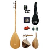 MSP Uzun Sap Bağlama Saz Ultra Maxi Set - Yeni Başlayanlara Özel Profesyonel Set