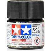 MSP X-18 Semi Gloss Black Parlak Akrilik Boya (10 Ml)