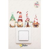 MSticker-Yeni Yıl Sevimli Cüceler Sticker - Yılbaşı Stickerı Cüceler
