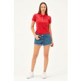 MSW Kadın Regular Fit Polo Yaka T-shirt