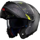 mt Atom 2 Sv Destiny C2 Mat Çene Açılır Kask - Siyah