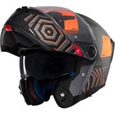 mt Atom 2 Sv Strange C4 Mat Çene Açılır Kask - XL - Siyah