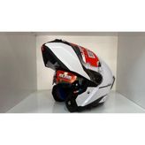 Mt Helmets Kask mt Atom 2 A11 Çene Açılır Parlak Beyaz