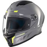 Mt Helmets mt Stınger 2 Solıd A12 Parlak Gri Kapalı Kask - XL - Renkli