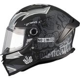 mt Helmets Stinger2 Tagger B2 Mat Full Face Kask - Gri - Siyah