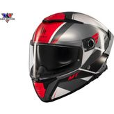 mt Helmets Thunder 4 Sv Freeway A5 Parlak Kapalı Kask - Gri
