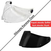 mt Helmets V-28 Thunder 4 Kask Camı Güneşte Kararan
