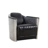Mudo Concept Ares Deri Metal Berjer - Siyah