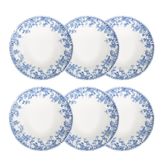 Mudo Home - Blue Dream Çukur Tabak Seti 6lı-23 Cm
