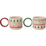 Mudo Home Pıne 2'li Kupa Seti - Renkli - 199 ml