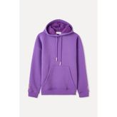 Mudo Kadın Mor Nakışlı Kapüşonlu Sweatshirt