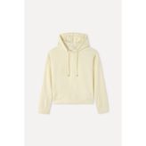 Mudo Kadın Sarı Modal Karışımlı Kapüşonlu Sweatshirt