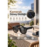 MUGATR Akıllı Kameralı Güneş Gözlüğü – 8 MP Kamera, 1080P Video, Bluetooth Ses