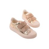 Muggo ORİELLA Kız Çocuk Cırt Cırtlı Simli Günlük Sneaker Spor Ayakkabı