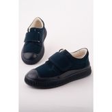 Muggo Rony Cırtlı Delikli Günlük Nefes Alabilen Unisex Çocuk Sneaker Spor Ayakkabı - Lacivert