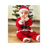 MUHINO MUHİNO Çocuklar Için Noel Baba Kostümü, Yılbaşı Çocuk Kıyafeti, Yeni Yıl Bebek Kostümü