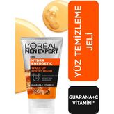 MUJGAN L'oreal Paris Men Expert Hydra Energetic Wake Up Boost Yüz Temizleme Jeli 100 ml