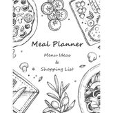 MUJGAN Meal Planner: Menu Ideas And Shopping Lists 53 Weeks For Track And Plan Your Meals Prep Foods Calendars Planning Logs What To Eat Pad Weekly Planning Grocery List Records Journal Diary Notebook