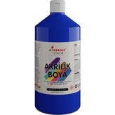 MUJGAN Red Rose Mavi Akrilik Boya 1000 gr