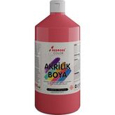 MUJGAN Red Rose Pembe Akrilik Boya 1000 gr