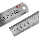 MUJGAN Rox 0199 Çift Taraflı Çelik Cetvel 300 mm