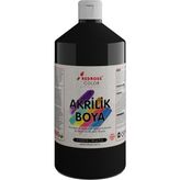 MUJGAN Siyah Akrilik Boya 1000GR