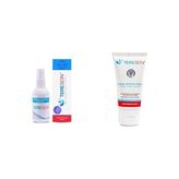 MUJGAN Tereson El,ayak ve Koltuk Altı Terleme Düzenleyici Solüsyon 50 ml ve Tereson Koku Karşıtı Ayak Bakım Kremi 50 ml (Gümüş Iyon Korumalı)