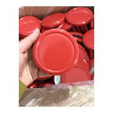 Multiamo Metal 82 Mm Kırmızı 100 Adet Konserve Kavanoz Kapağı Slikonlu Kırmızı