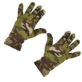 Multicam Kamuflaj Desenli Termal Kışlık Polar Eldiven