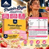 Multipower Layer Protein Bar 18X50 gr White Chocolate Strawberry - Aromasız