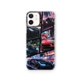 Multitronic iPhone 12 Mini Uyumlu Bugatti Chiron Tasarım Baskılı Şeffaf Kılıf
