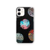Multitronic iPhone 12 Mini Uyumlu Melting Space Tasarım Baskılı Şeffaf Kılıf