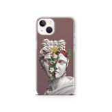 Multitronic iPhone 13 Mini Uyumlu Broken Statue Tasarım Baskılı Şeffaf Kılıf