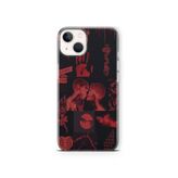 Multitronic iPhone 13 Mini Uyumlu Danger Tasarım Baskılı Şeffaf Kılıf
