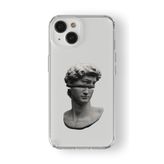 Multitronic iPhone 13 Mini Uyumlu David Statue Tasarım Baskılı Şeffaf Kılıf