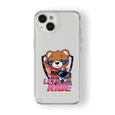 Multitronic iPhone 13 Mini Uyumlu Lets Ride Tasarım Baskılı Şeffaf Kılıf
