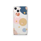 Multitronic iPhone 13 Mini Uyumlu Pastel Tasarım Baskılı Şeffaf Kılıf